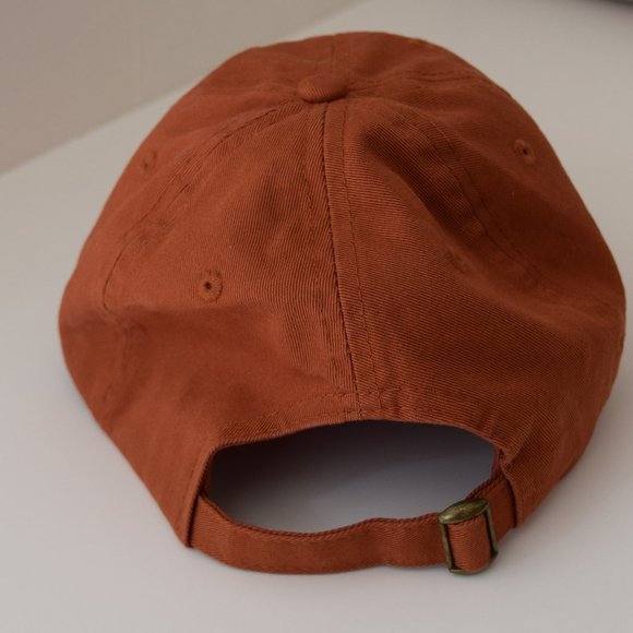 AUSTIN TX Script Spell Out Hat Cap Frankie Jean Lettered Cotton Strap-back H28 - Picture 7 of 7